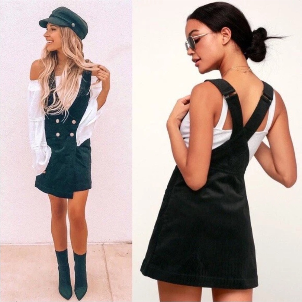 Free People cord mini dress